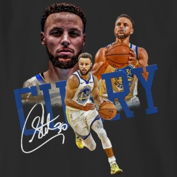 Golden State Warriors Steph Curry Signature Retro Basketball Fan Collector 05 - Picture 2 of 5